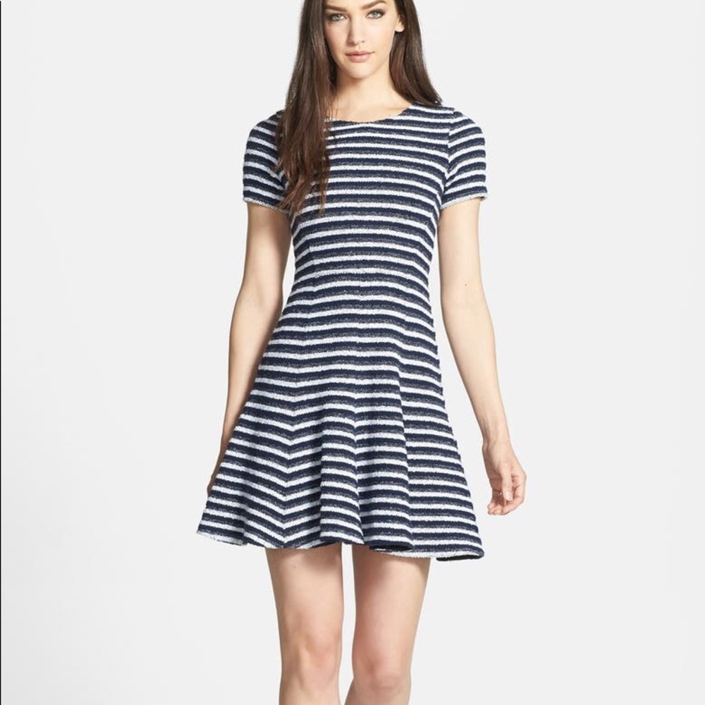 Theory Knit Boucle A-line dress